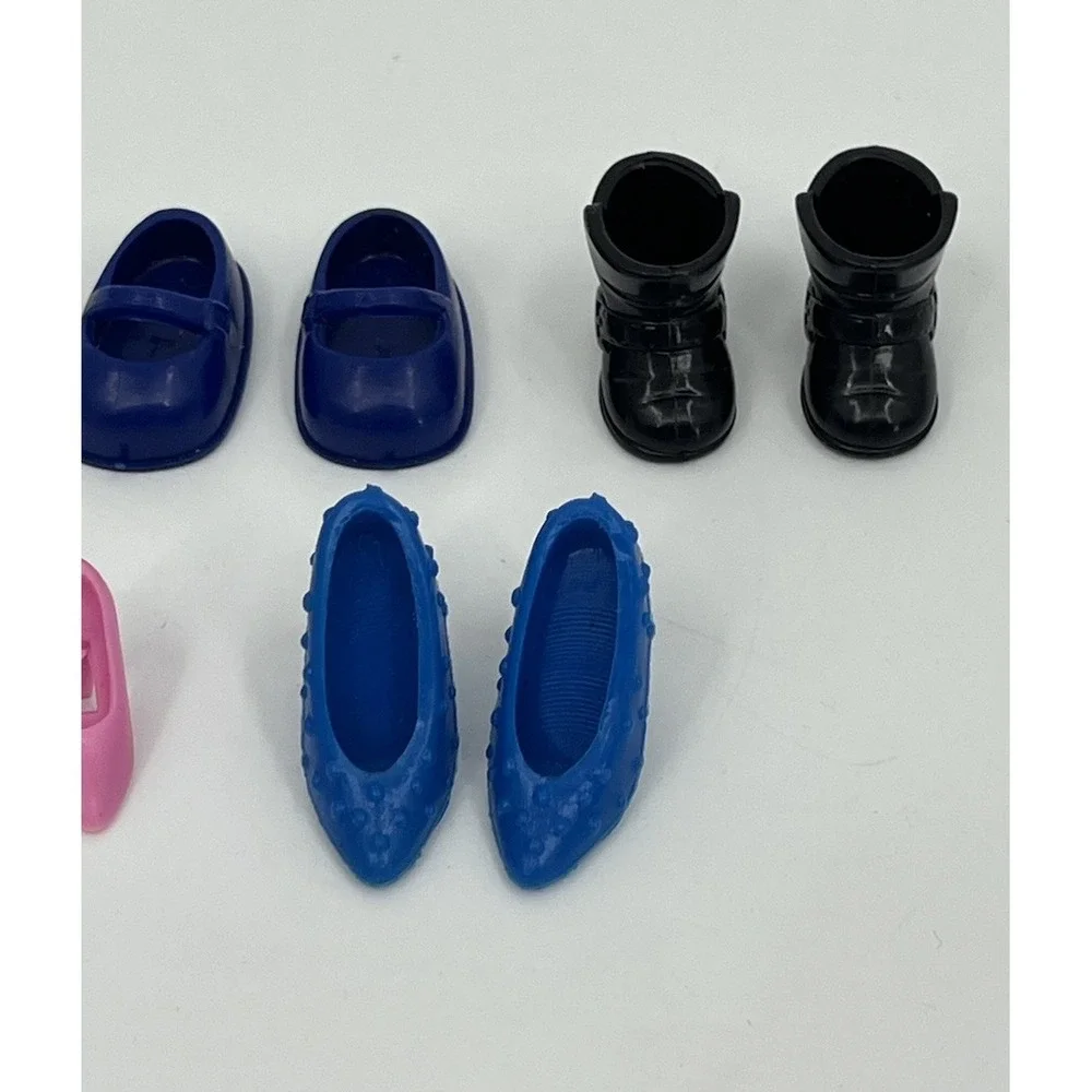 Vintage Lot of Shoes and Boots For Barbie Kelly Stacie Dolls 8 Pairs